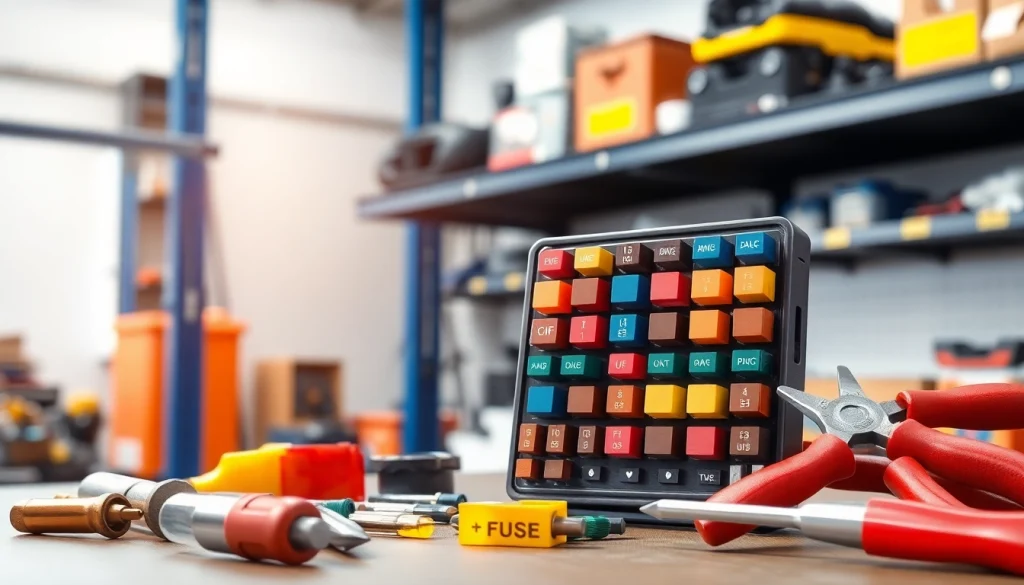 Learn about automotive fuses and relays at https://bezpieczniki24.pl with an illustrated fuse box.