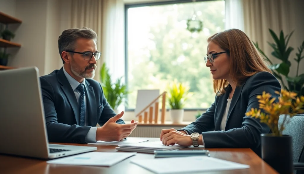 신용카드 현금화 방법을 상담하는 전문가의 모습.