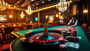 Experience GG88's thrilling casino games with vibrant tables and professional ambiance.