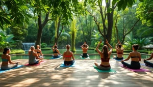 orbitnix.com에서 요가와 명상의 조화를 이루는 모습으로 힐링하는 사람들