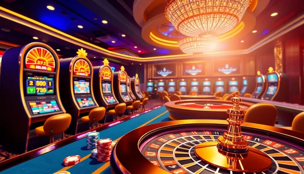 A thrilling moment at the casino with 33win 66 slots and poker excitement.