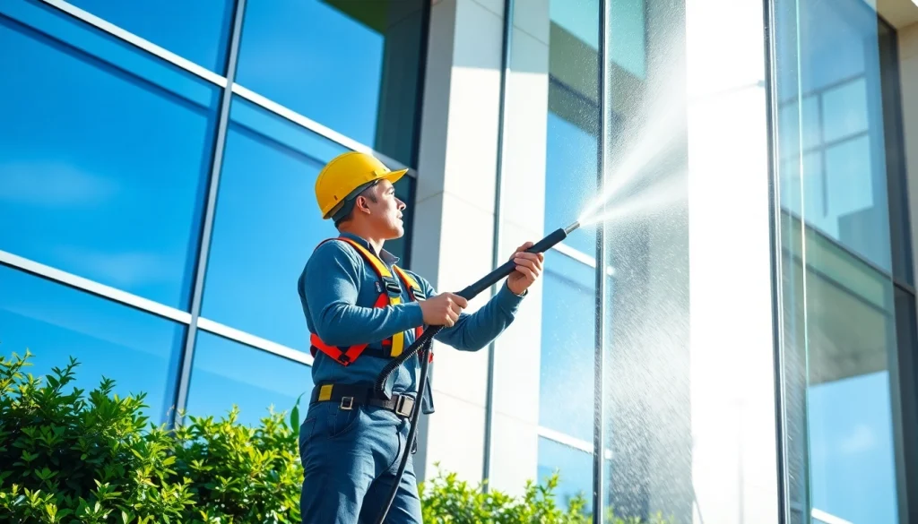 Cleaning façades effectively with professional techniques at SureClean.