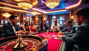 Experience thrilling gambling action at https://lc88app.com/ with poker tables and roulette wheels.