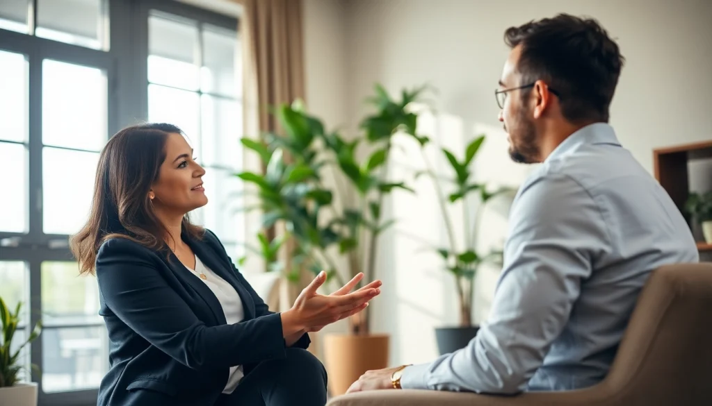 Engaging session with a Career Coach near me providing personalized guidance.