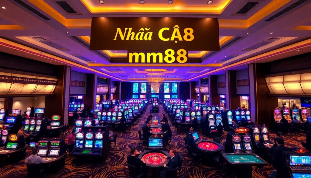 Experience the excitement of Nhà Cái mm88 with vibrant casino games and glamorous styling.