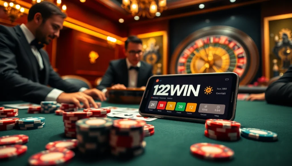 Experience high-stakes poker action at 123WIN with vibrant colors and luxury.