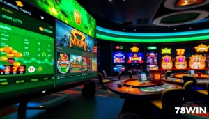 Explore the dynamic gaming scene at 78WIN, featuring slots, sports betting, and live casino options.