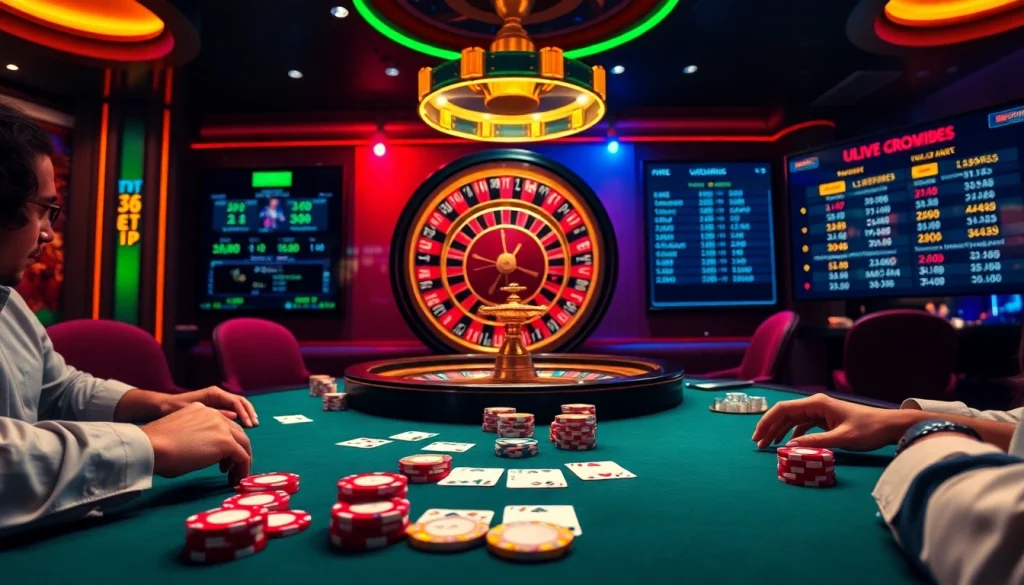 Experience excitement at the vibrant casino table with fe bet action and colorful chips.