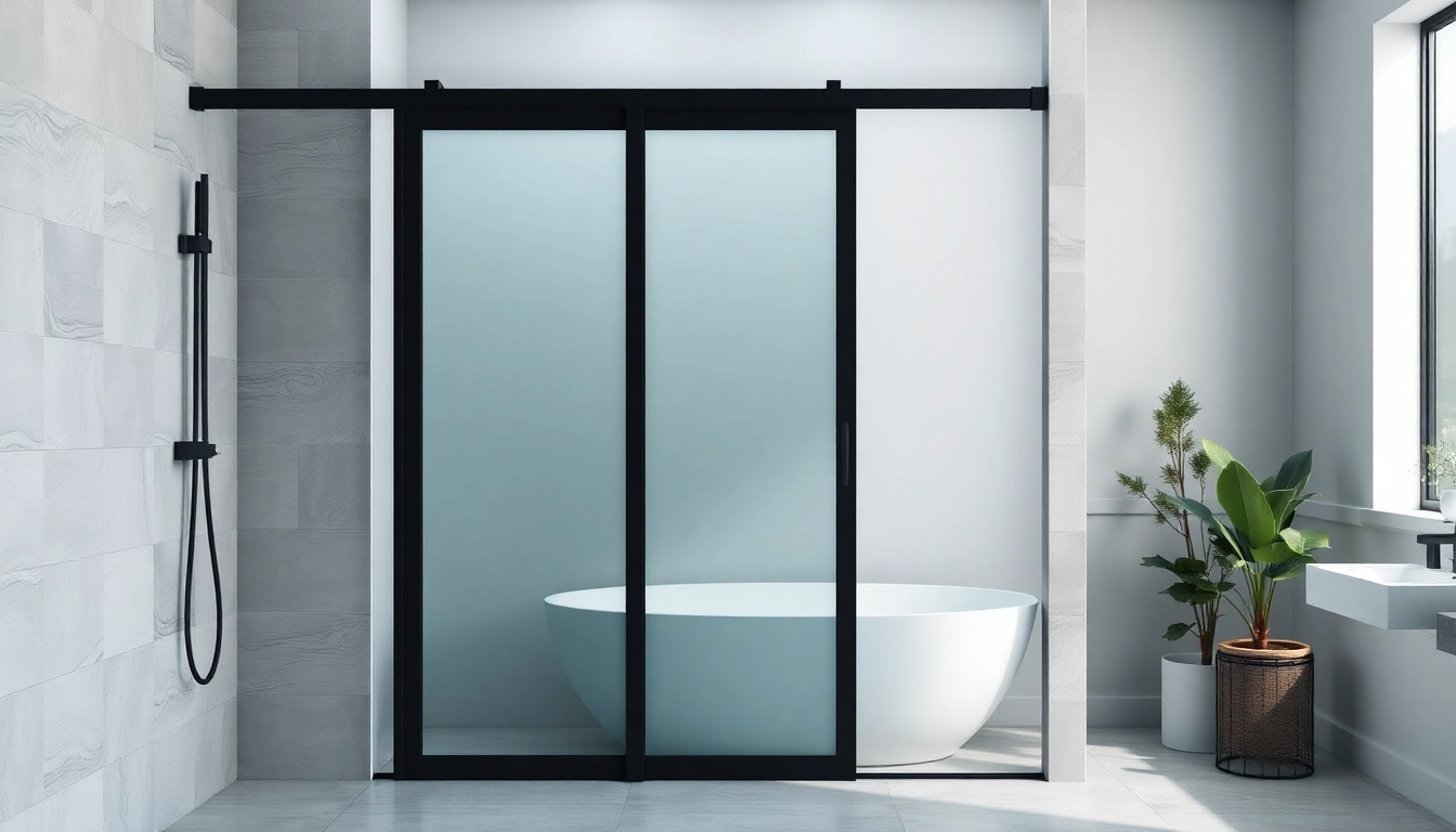 Stylish Designs and Practical Benefits of Black Shower Sliding Door
