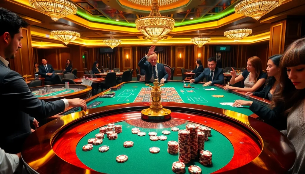 Players strategizing at the luxurious MM88 COM roulette table, showcasing high-stakes excitement.
