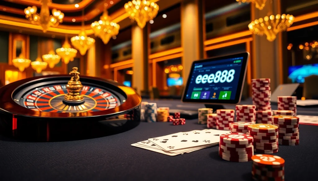 Experience high-stakes excitement with the ee88 link at our luxurious casino.