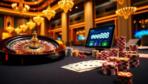 Experience high-stakes excitement with the ee88 link at our luxurious casino.