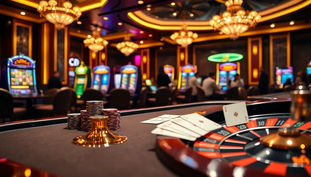 Experience high-stakes excitement with link vip66 at a luxurious casino poker table.