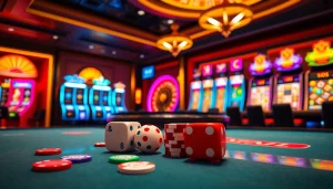 Experience the excitement of Nhà Cái S8 in a vibrant casino setting filled with action.