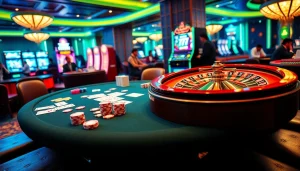 The ultimate gaming experience at 789f best casino, featuring vibrant slot machines and poker games.