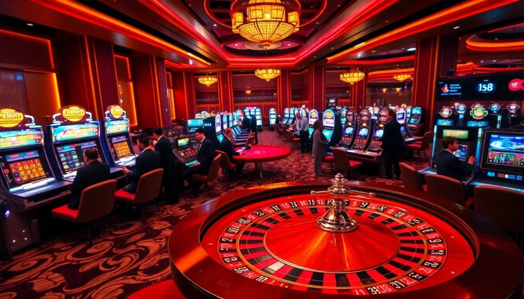 Players engaging in exciting roulette at https://rr88c.mobi/, showcasing casino luxury and thrill.