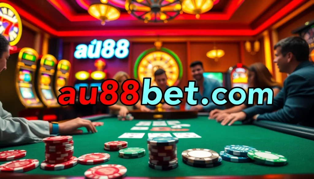 Experience thrilling poker action at au88bet.it.com with vibrant tables and exciting gameplay.