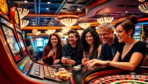 Geniet van de spanning bij https://casinodaily.nl met mensen die verschillende casinospellen spelen.