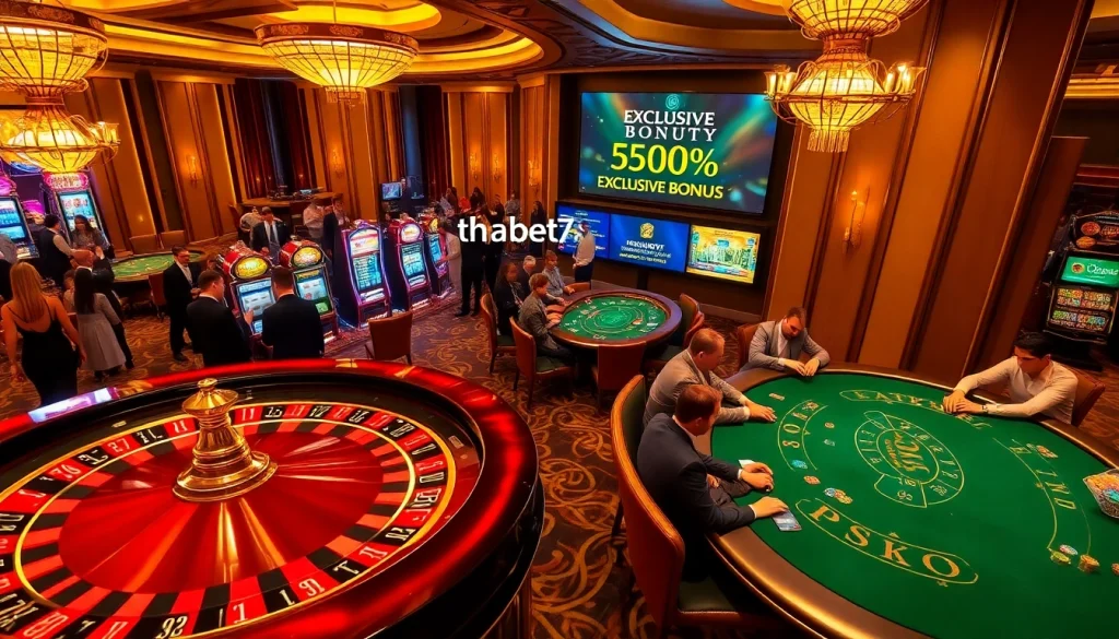 Experience the thrill of gambling at a luxurious casino with enticing games from https://thabet77.org/.