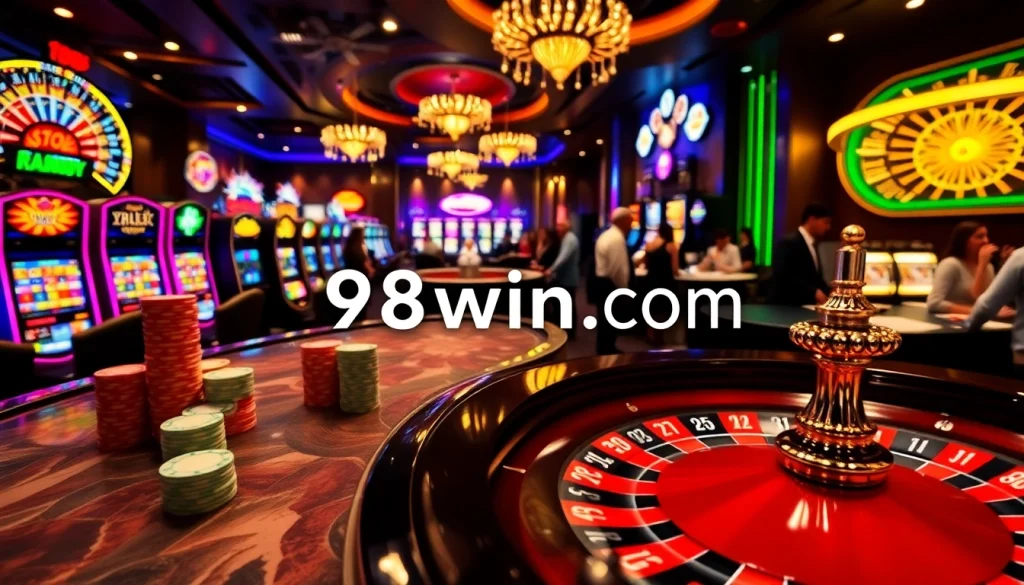 Experience thrilling moments at 98win com with vibrant casino games and exciting poker action.
