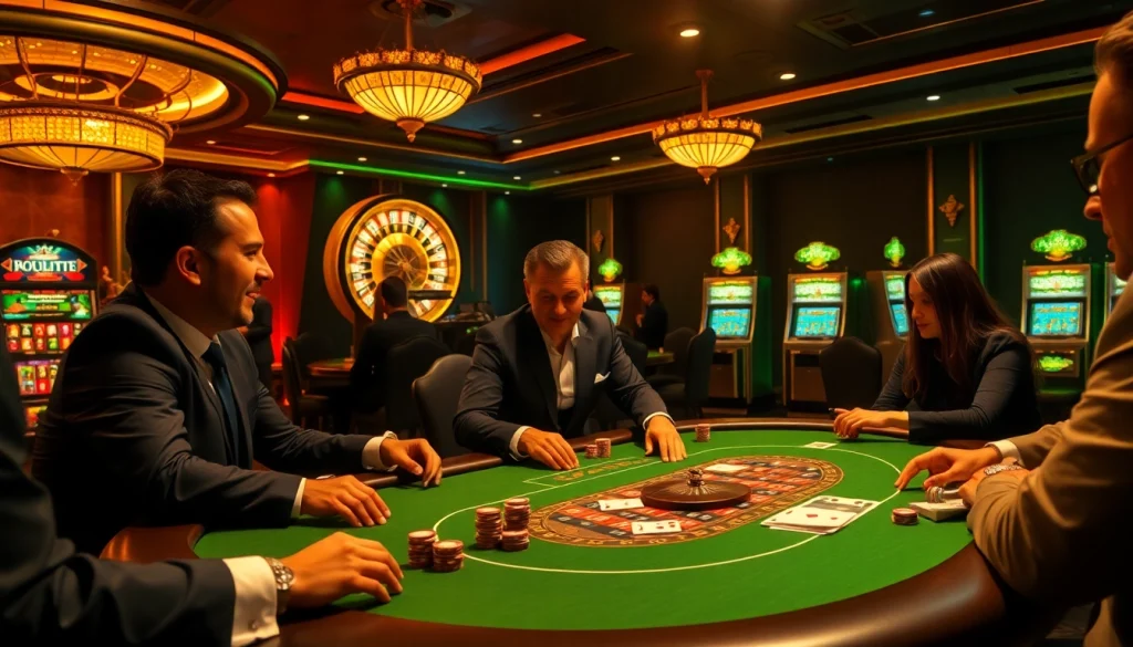 Experience the excitement of socolive in a luxurious casino environment with poker action.
