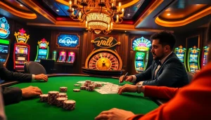 Experience high-stakes excitement in a luxurious casino with https://789f.spot/ poker action.