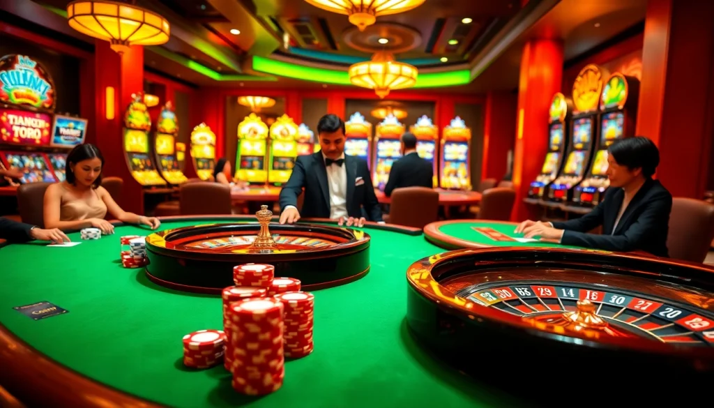 Engage in thrilling gameplay with LINK VÀO Bomwin at vibrant casino tables filled with excitement.