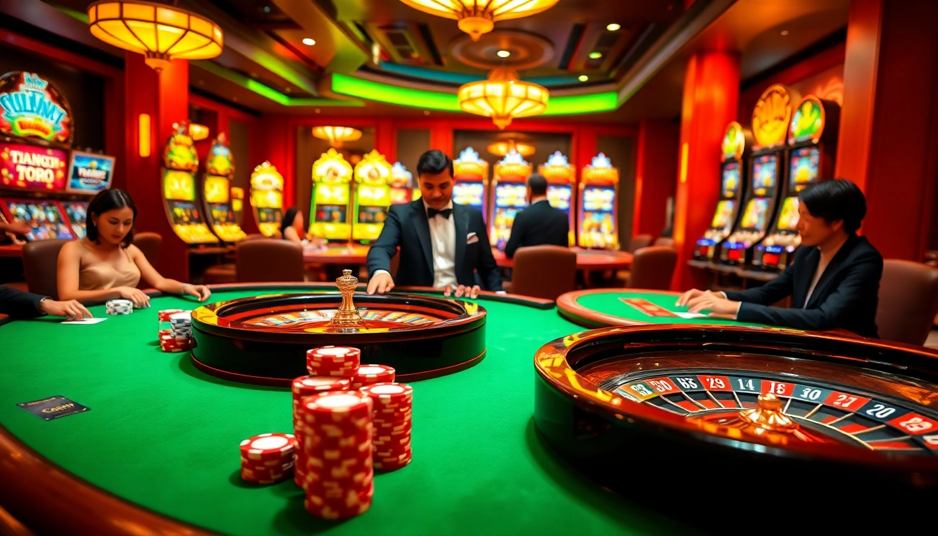 Engage in thrilling gameplay with LINK VÀO Bomwin at vibrant casino tables filled with excitement.