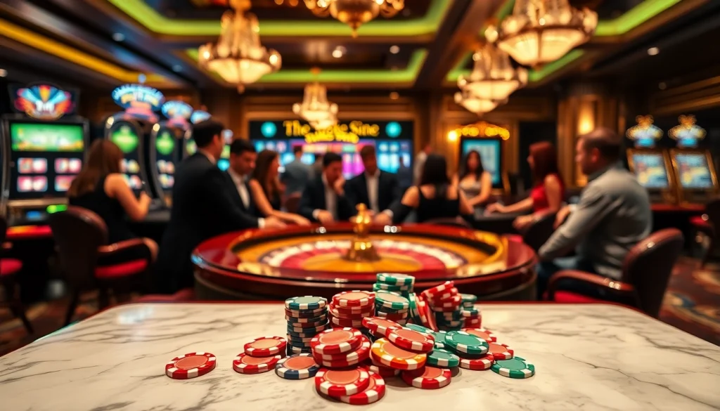 Experience house extension construction through a vibrant casino scene with poker tables and betting excitement.