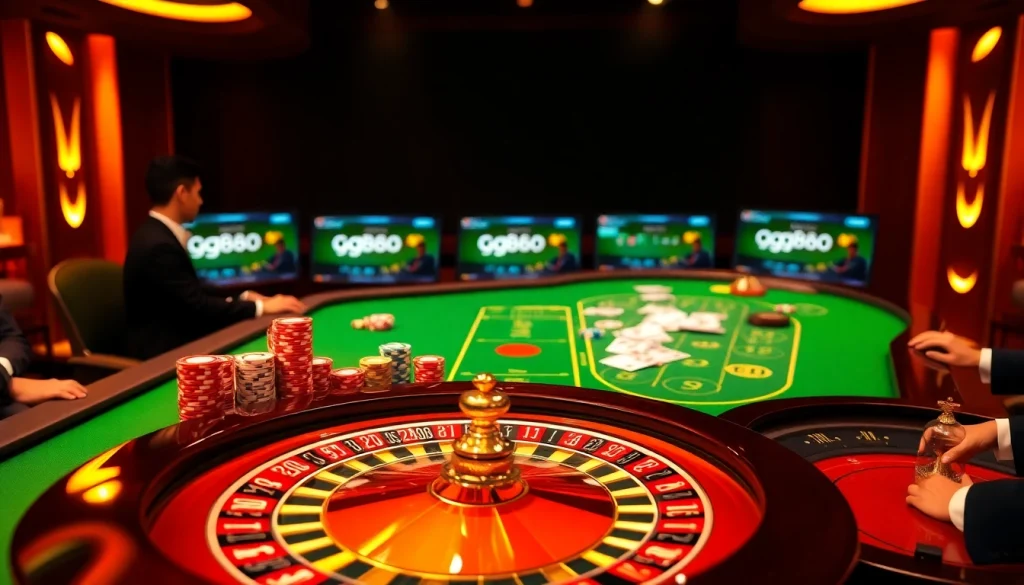Experience the thrill of betting at gg88.com with vibrant casino gaming elements.