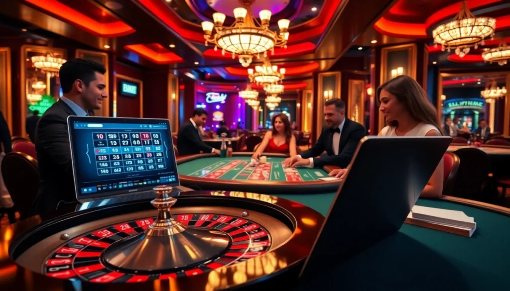 A dynamic roulette game scene showcasing engaging players and vibrant casino elements, highlighting the hidden wiki.