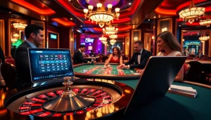 A dynamic roulette game scene showcasing engaging players and vibrant casino elements, highlighting the hidden wiki.