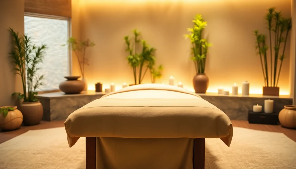 Experience beauty spas near me with serene massage therapy atmosphere and inviting decor.