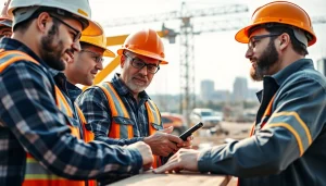 Team of professionals in construction association North Carolina demonstrating collaboration and craftsmanship.