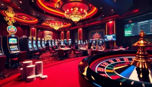 Experience thrilling gaming at https://ok365vvip.com/ with vibrant poker tables and elegant slot machines.