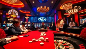 Experience the luxury of Clube VIP HHBET with high-stakes poker and vibrant slot machines.