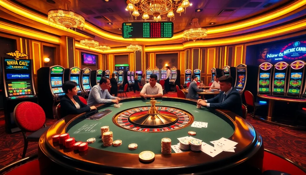 Experience the thrill of nhà cái with vibrant casino games and high-stakes betting atmosphere.