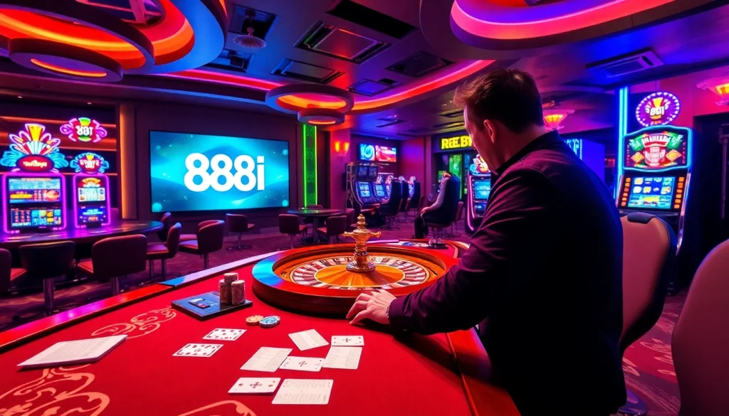 Betting enthusiasts enjoy the thrilling experience at 88i’s professional casino tables.