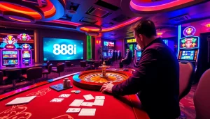 Betting enthusiasts enjoy the thrilling experience at 88i’s professional casino tables.