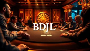 Experience the thrill of BDJL as players engage in an exciting casino game.