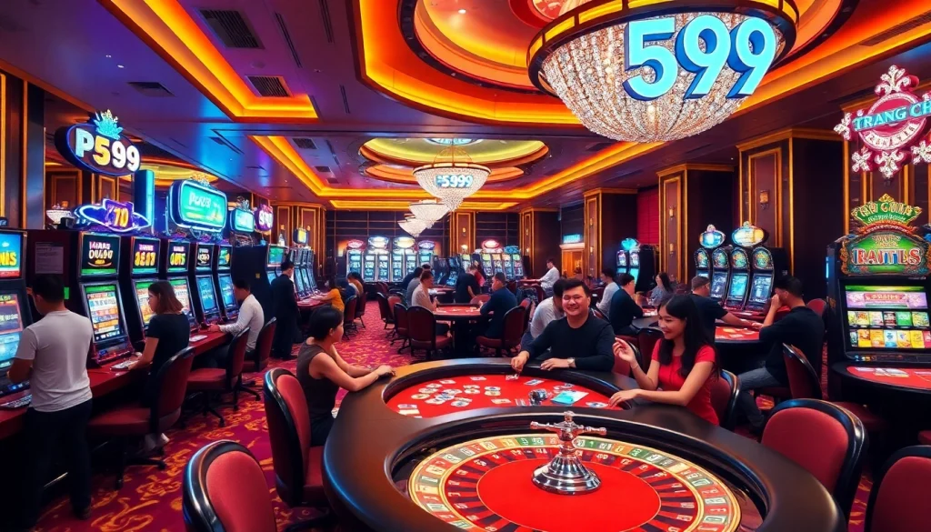 Players enjoy thrilling games at the luxurious casino with trang chủ PS99 games.