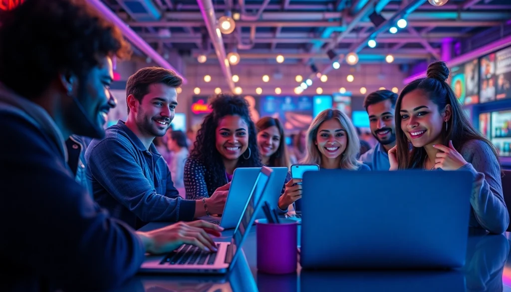 Discover new onlyfans creators in a lively digital marketplace showcasing diverse creators engaging with their audiences.