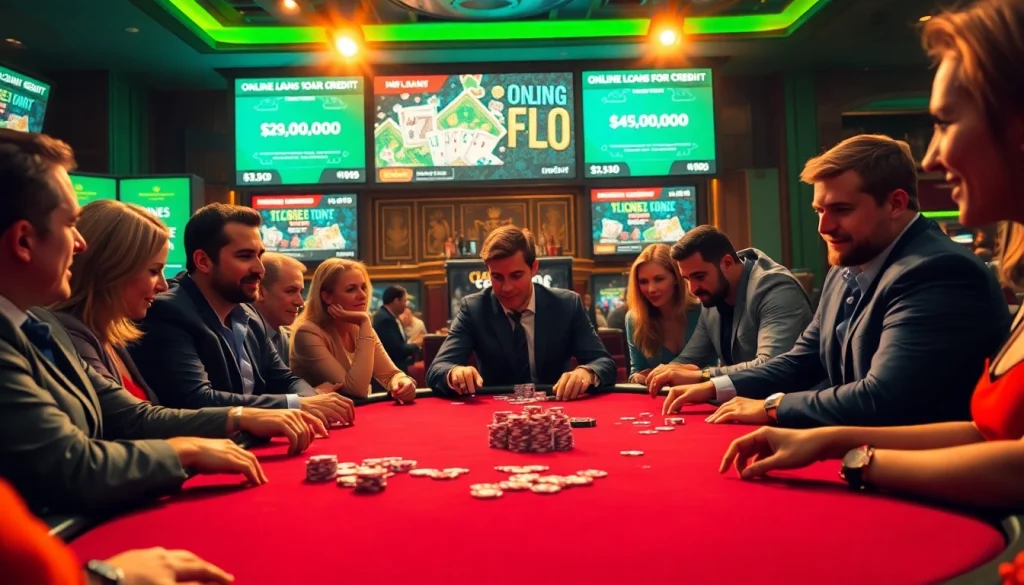 Players engaging in a high-stakes game emphasizing financial strategies and loans (imprumut).