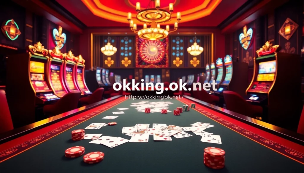Experience the excitement of high-stakes gambling at https://okkingok.net/ with vibrant casino games and thrilling visuals.
