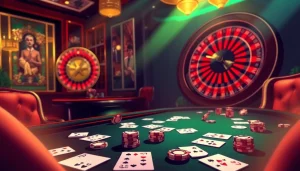 Engage in high-stakes gameplay at a luxury casino featuring the MV66 in the background.
