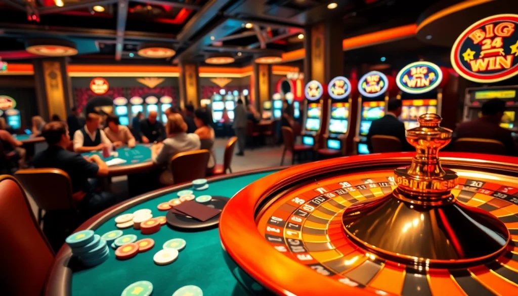 Experience PG88 đăng nhập with vibrant casino excitement featuring roulette and poker action.