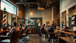 Ervaar kwaliteitsservice bij Barbershop Nijmegen met vakkundige barbiers in een stijlvolle omgeving.