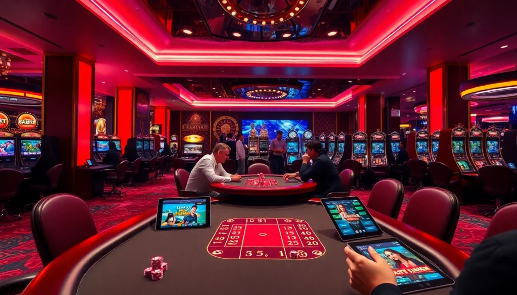 Experience the thrill of gambling at https://kjcmh.com/ with players engrossed in high-stakes poker.