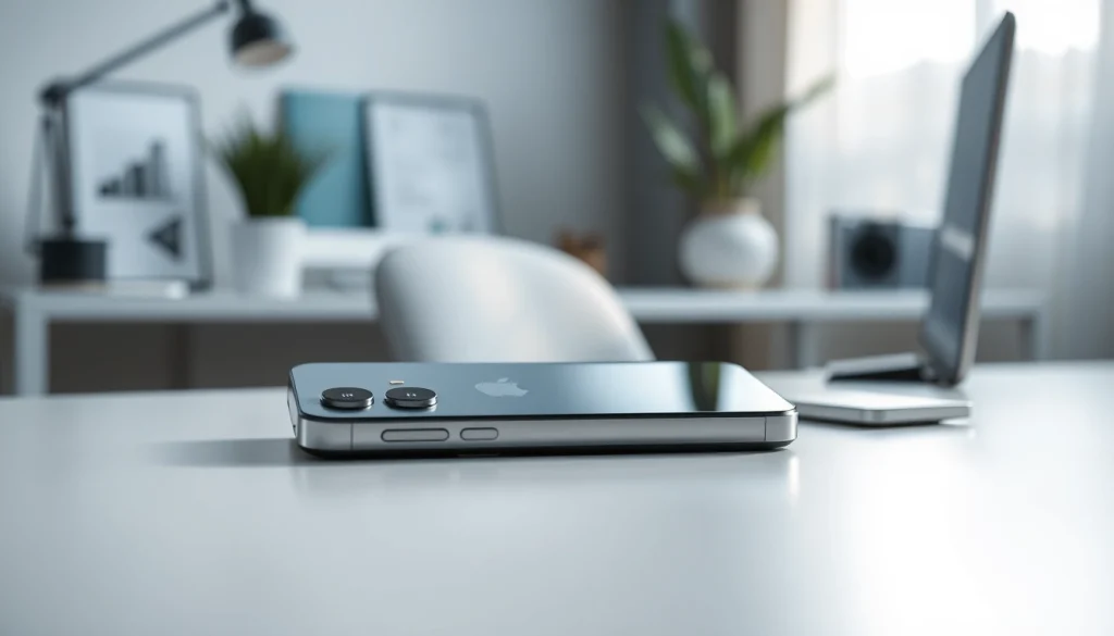 Analiza el iPhone 16 Pro Max precio en un entorno moderno y elegante.