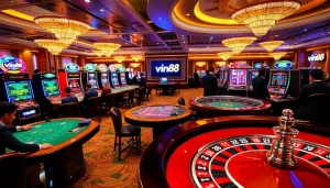 Experience thrilling games at vin88 with vibrant casino action and high-stakes excitement.